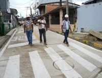La Secretar&iacute;a de Infraestructura Vial de Buenaventura verific&oacute; siete obras de pavimentaci&oacute;n culminadas en diferentes barrios de la ciudad