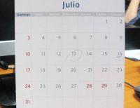 Julio tendrá cinco viernes, cinco sábados y cinco domingos