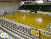 Avances del Coliseo Cubierto del Centro
