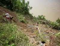 Daño en la conducción de agua de 16”