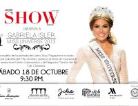 Por primera vez en Colombia: Gabriela Isler, Miss Universo 2013