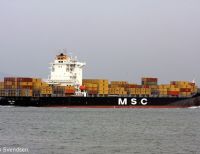 Histórica recalada de Motonave con capacidad para 4250 TEUS hoy 16 de julio