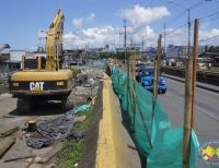 Se inicia contraflujo por obras en el puente El Piñal