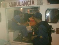Fuerza Naval del Pacífico evacua pescador ecuatoriano