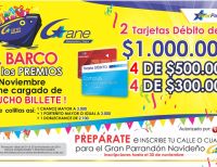 En noviembre el barco de los premios llega a Gane Buenaventura cargado de mucho billete