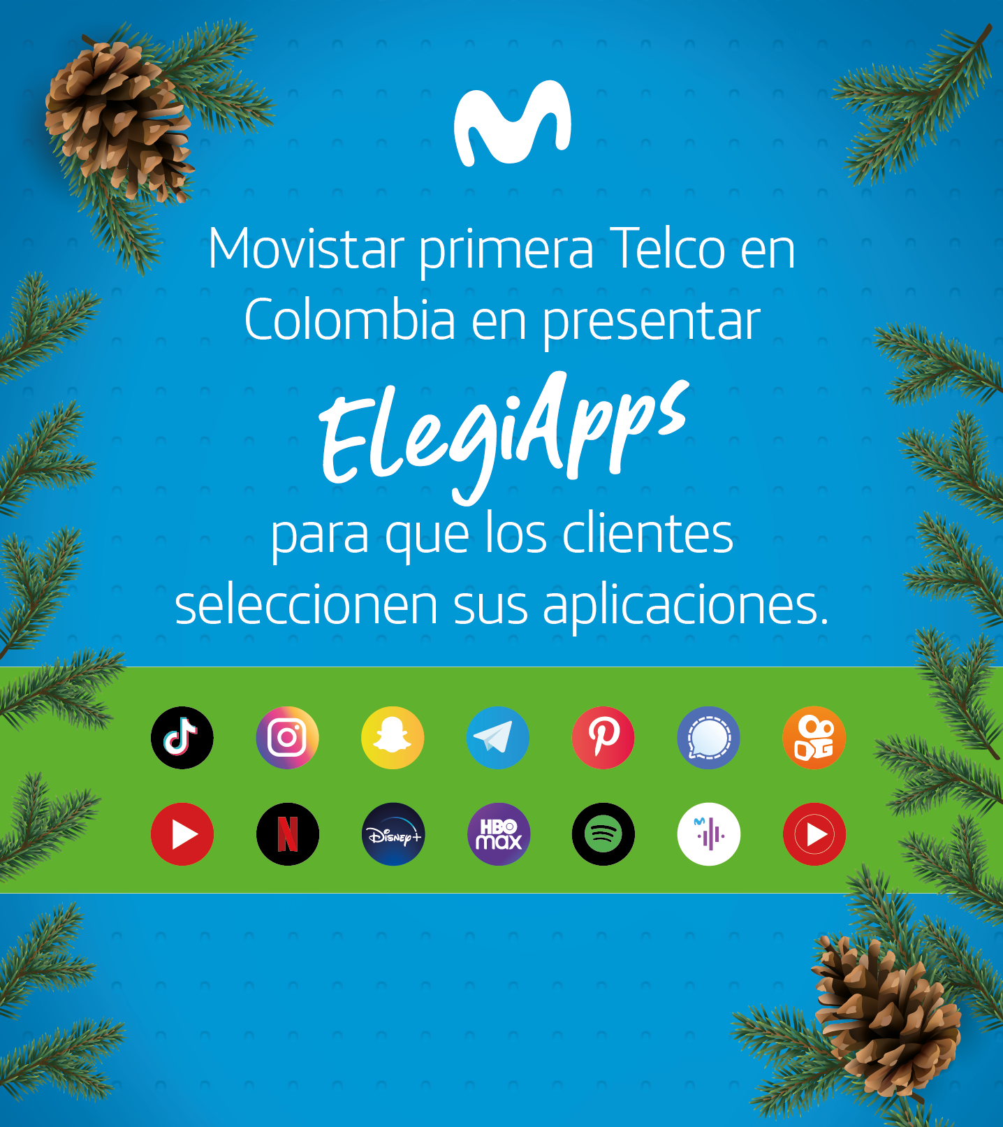 Movistar, primera Telco en Colombia en presentar “ElegiApps” para que los clientes seleccionen sus aplicaciones