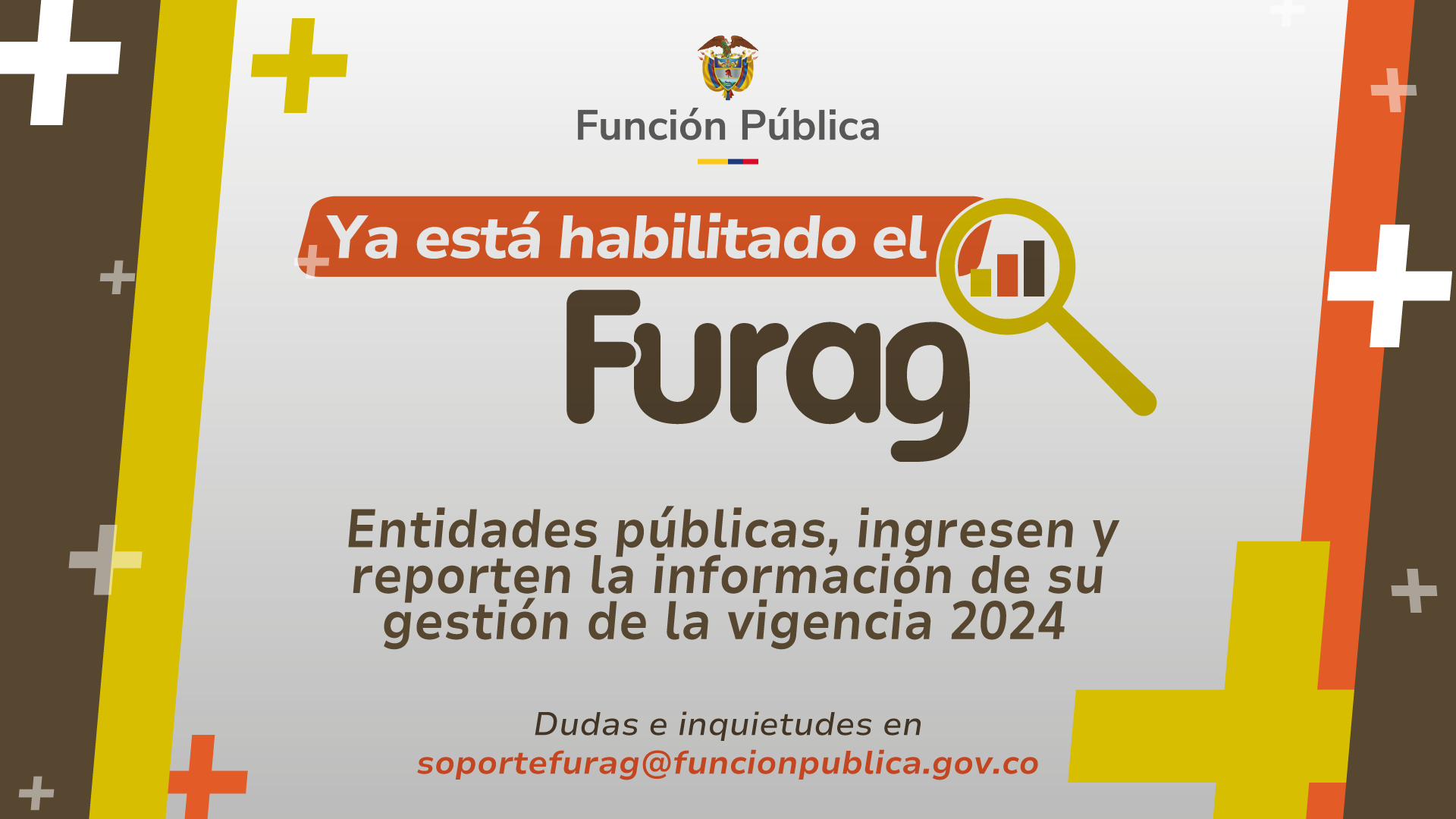 Entidades públicas a reportar resultados de 2024