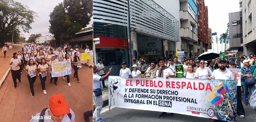 SINDESENA convocó a Jornada Nacional de protesta por problemáticas en el SENA