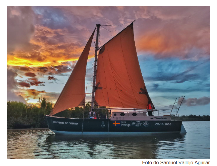 “Navegar con memoria: Guapi presenta un prototipo de velero híbrido para una pesca más justa y sustentable”
