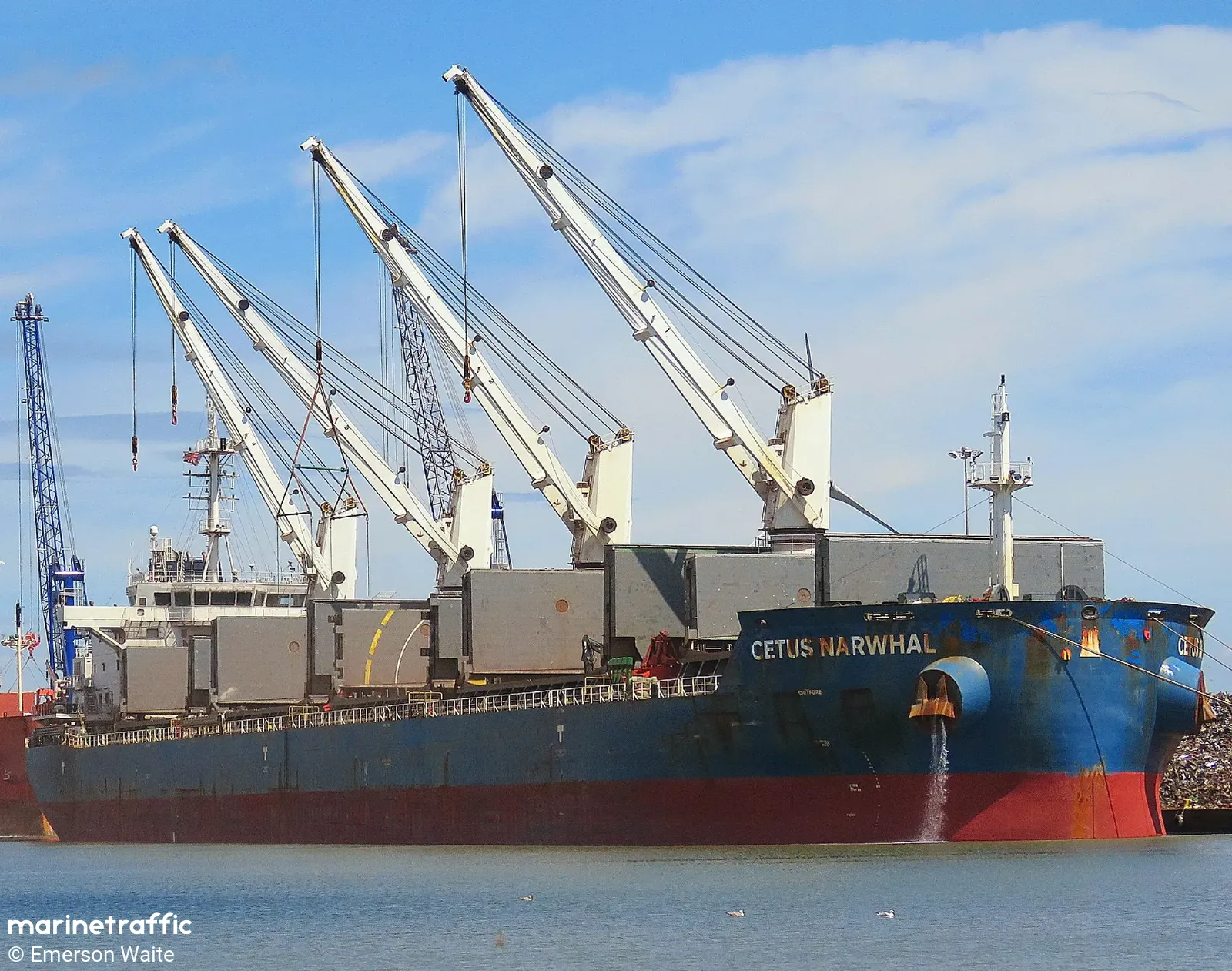 Comunicado de la DIMAR sobre emergencia médica presentada a bordo de la motonave CETUS NARWHAL en Buenaventura 