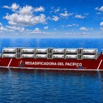 El buque "Pargo Rojo" zarpa de China con destino a Buenaventura para abastecer mediante isocontenedores la Regasificadora del Pacífico