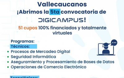 Las inscripciones para la quinta convocatoria de DigiCampus en el Valle van hasta el 19 de mayo de 2026