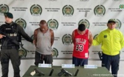 Dos hombres fueron judicializados en Buenaventura por porte ilegal de armas de fuego y municiones