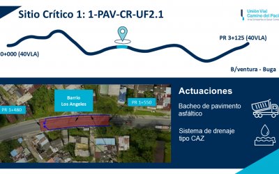 La Concesionaria Unión Vial Camino del Pacífico inicia intervenciones profundas en la Vía Alterna Interna de Buenaventura