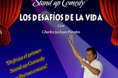 Todo se encuentra listo para el Stand up Comedy de Charles Jackson Paredes