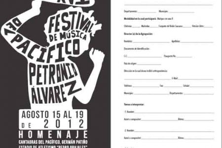 Se abren inscripciones para participar en el Festival de Música del Pacífico Petronio Álvarez Quintero
