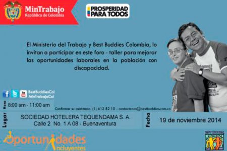 Foro taller para mejorar oportunidades laborales de población con discapacidad