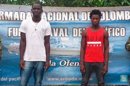 Armada Nacional encuentra dos migrantes ilegales en Chocó