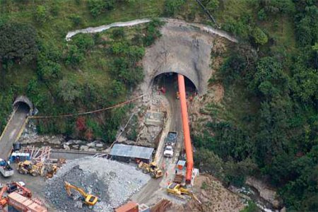 Gobierno Nacional logra principio de acuerdo para terminar obras del Túnel de la Línea
