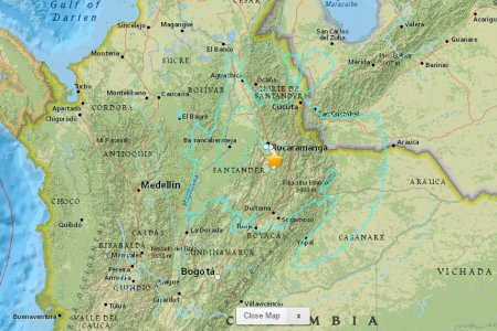Tembló en Colombia