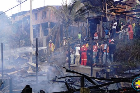 Entregaran lotes urbanizados a familias damnificadas por el incendio en Gamboa