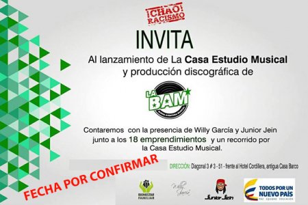 Entrega de la Casa Estudio Musical de La BAM fue aplazada