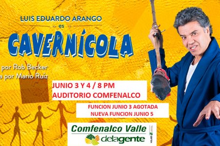 Se presentará en Buenaventura la obra “Cavernícola”, con el reconocido actor Luis Eduardo Arango