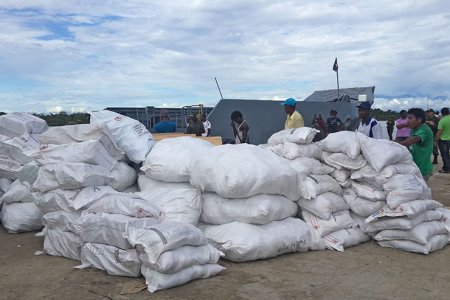 La Armada Nacional transportó ocho toneladas de ayuda humanitaria a la población de Guapi, Cauca