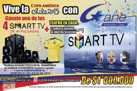 Vive la Copa América Chile 2015 con Gane Buenaventura y Dagua
