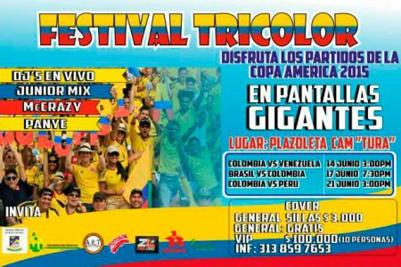 Disfruta los partidos de la Selección Colombia en la Copa América de Chile 2015 en pantallas LED