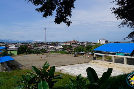 Polideportivo del barrio La Independencia estaría listo a finales de julio