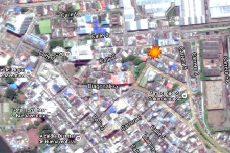 Fue lanzada una granada de fragmentación en negocio del barrio Obrero en Buenaventura