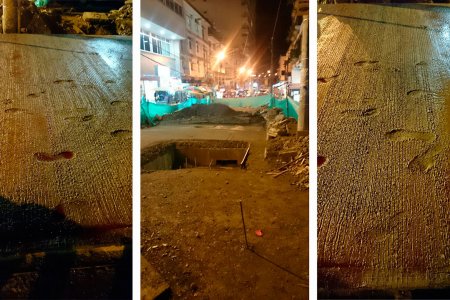 Alerta no pase, Bulevar del Centro de Buenaventura en construcción