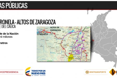 Invías abre proceso de contratación para construir tramo de doble cazada entre Citronela y Altos de Zaragoza en Buenaventura