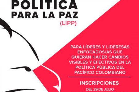Convocatoria para candidatos del pacífico colombiano a elecciones de octubre al Laboratorio de Innovación Política para la Paz