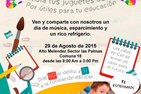 Fundación los del Camino invita a sexta jornada de desarme en Cali