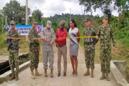 Tres nuevas obras para la comunidad entregó la Armada Nacional en el Chocó