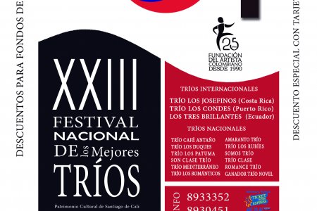 XXIII Festival Nacional de los Mejores Tríos, “Homenaje al maestro Alci Acosta”