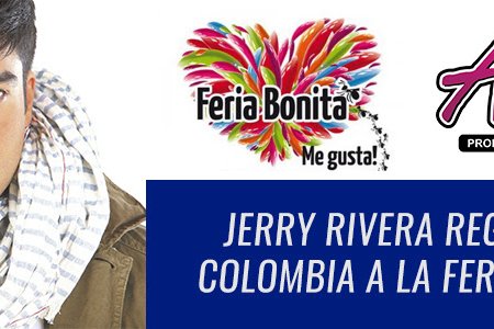 Jerry Rivera regresa a Colombia a la feria bonita en Bucaramanga