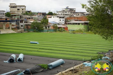 Polideportivo del barrio La Independencia se entregará a finales de octubre