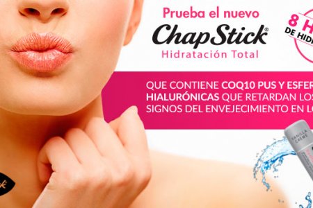 Hidratación, humectación y bienestar de los labios con ChapStick