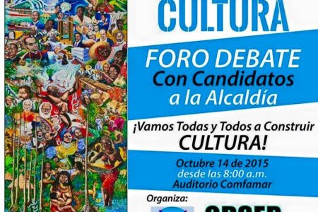 Gran  foro “Acuerdos Distrital por la Cultura” con los candidatos a la Alcaldía de Buenaventura el 14 de octubre