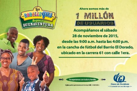 Los Rodallegas llegan al barrio El Dorado en Buenaventura