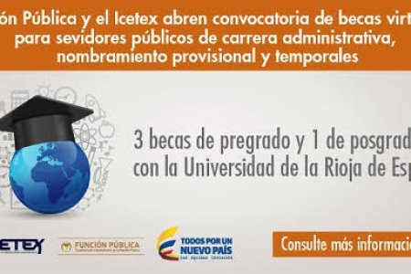 Función Pública e Icetex abren convocatoria de becas virtuales para servidores públicos