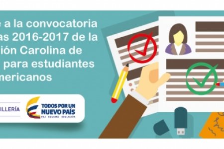 Aplique a la convocatoria de becas 2016-2017 de la Fundación Carolina de Espa&ntilde;a para estudiantes iberoamericanos