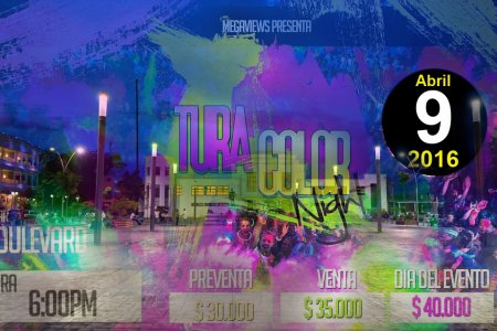 Tura Color Night se realizará el 9 de abril de 2016 a petición del obispo Héctor Epalza y Secretaría de Gobierno de Buenaventura