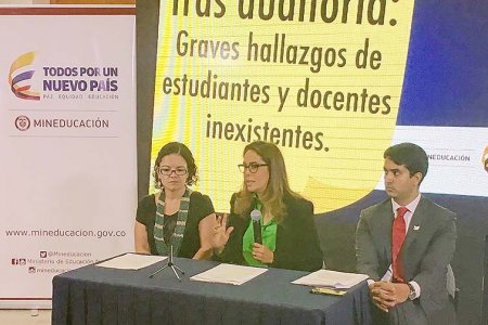Gina Parody alerta sobre más de 182.600 estudiantes y 5.900 docentes “inexistentes”, de los cuales en Buenaventura se reportaron 6.611 y 90 respectivamente