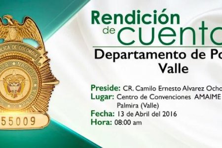 El Departamento de Policía Valle rendirá cuentas de la gestión durante el a&ntilde;o 2015