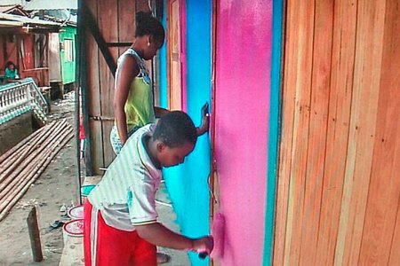 La Bocana se llenó de color  con sue&ntilde;os de esperanza