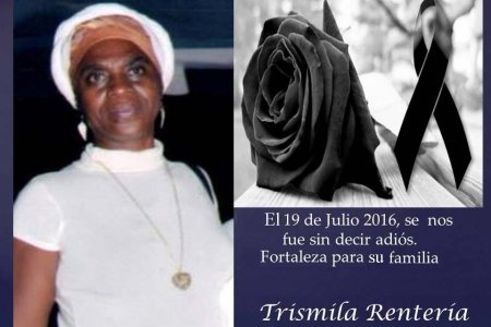 Buenaventura llora el fallecimiento de la activista Trismila Rentería